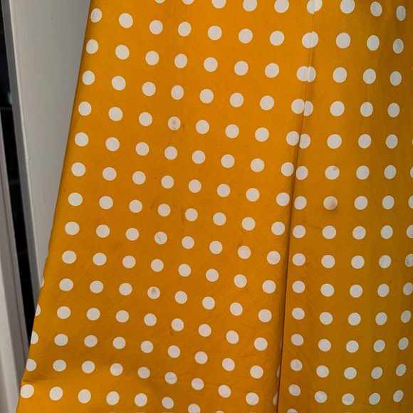 Caroline Constas Strapless Yellow Polka Dot Dress - Picture 5 of 7